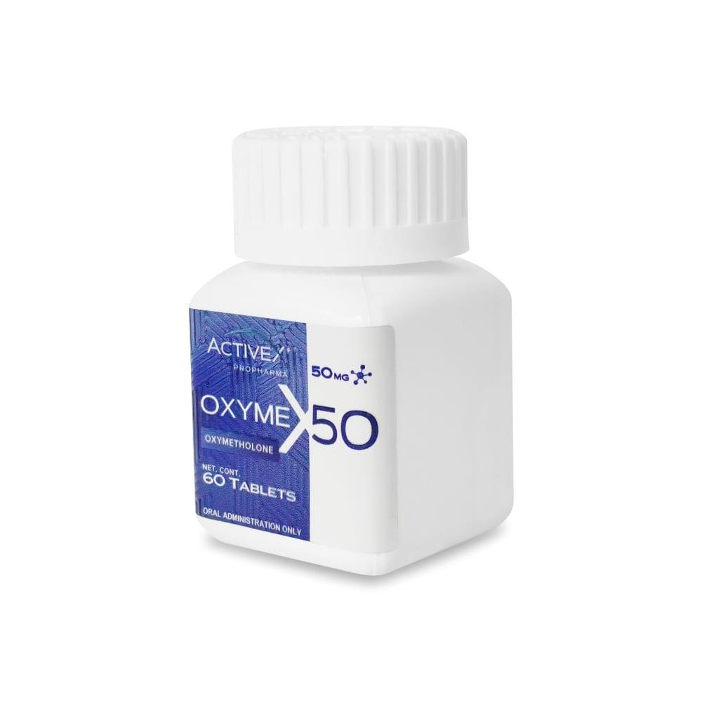 Oximetolona 50 mg — vista de perfil
