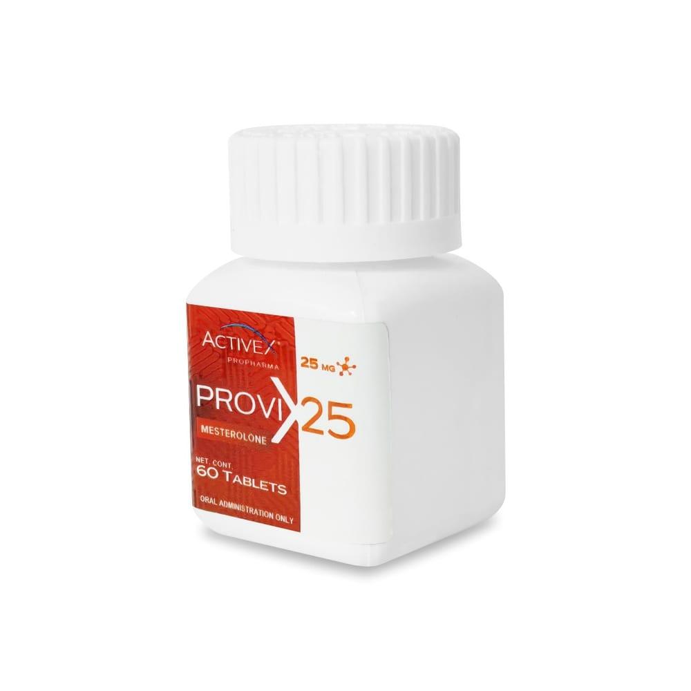 Proviron 25 mg — vista de perfil
