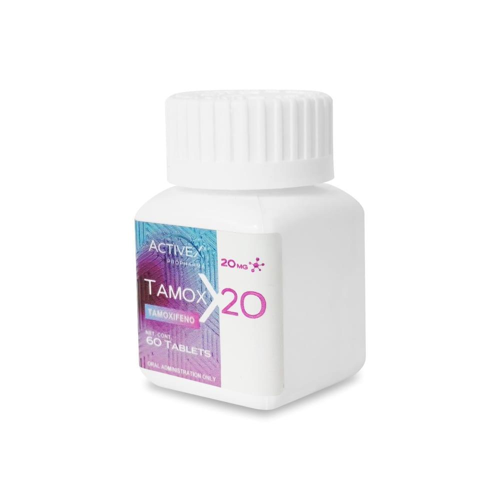 Tamoxifeno 20 mg — vista de perfil