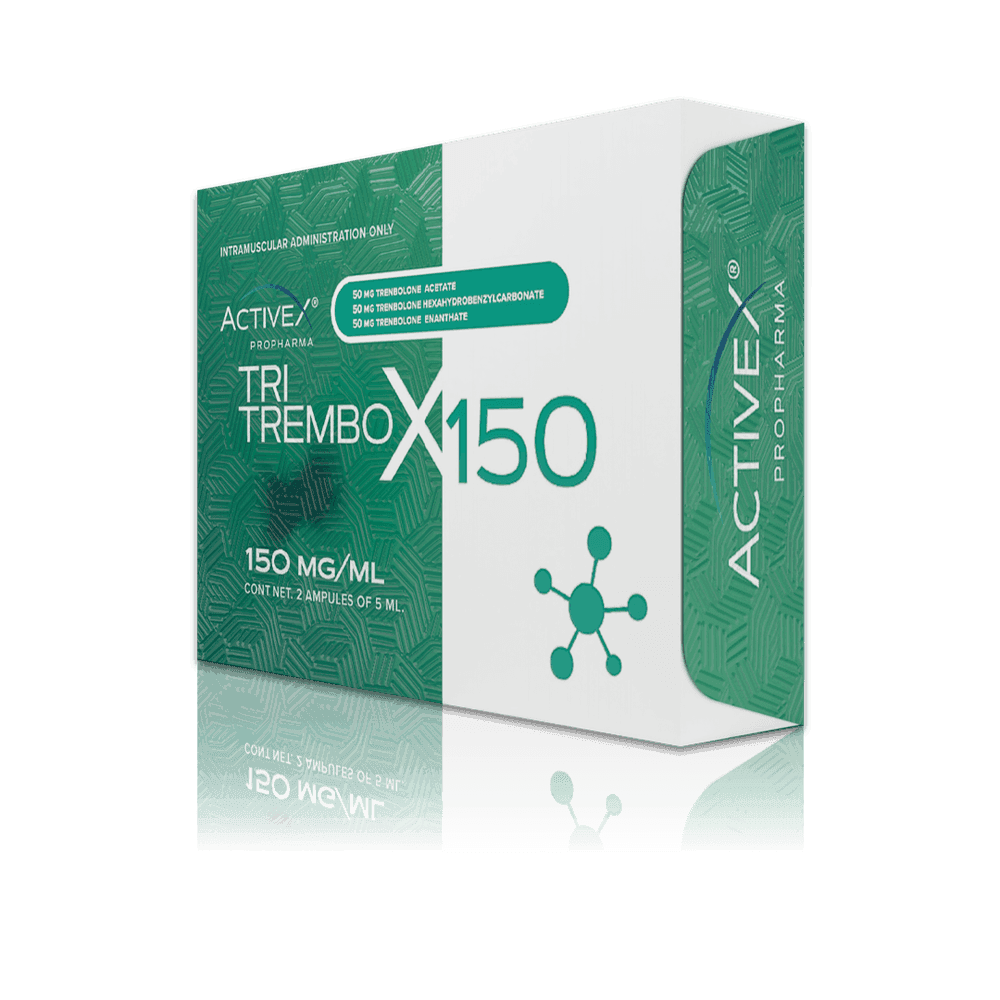 Tritrembolona 150 mg/ml — vista de perfil